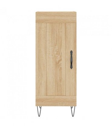 vidaXL Sideboard Sonoma Oak 34.5x34x90 cm Engineered Wood — V0672040295