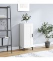 vidaXL Sideboard High Gloss White 34.5x34x90 cm Engineered Wood — V0672040298