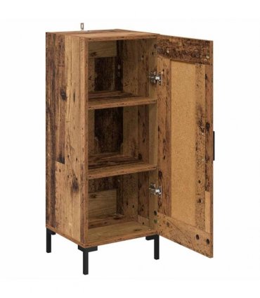 vidaXL Sideboard Olden Old Wood 34.5 x 34 x 90 cm