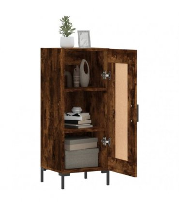 vidaXL Sideboard Smoked Oak 34.5x34x90 cm Engineered Wood — V0672040301