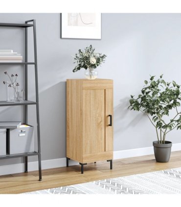 vidaXL Sideboard Sonoma Oak 34.5x34x90 cm Engineered Wood — V0672040302