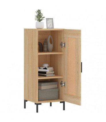 vidaXL Sideboard Sonoma Oak 34.5x34x90 cm Engineered Wood — V0672040302