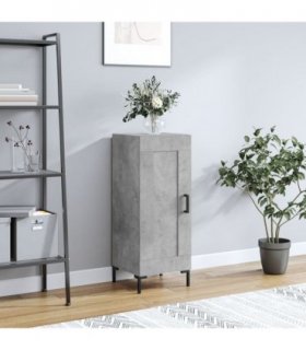 vidaXL Sideboard Concrete Grey 34.5x34x90 cm Engineered Wood — V0672040303