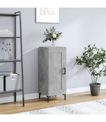 vidaXL Sideboard Concrete Grey 34.5x34x90 cm Engineered Wood — V0672040303