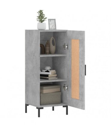 vidaXL Sideboard Concrete Grey 34.5x34x90 cm Engineered Wood — V0672040303