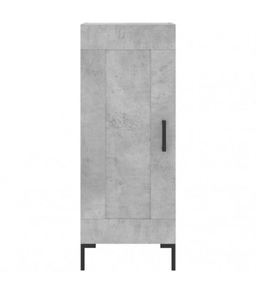 vidaXL Sideboard Concrete Grey 34.5x34x90 cm Engineered Wood — V0672040303