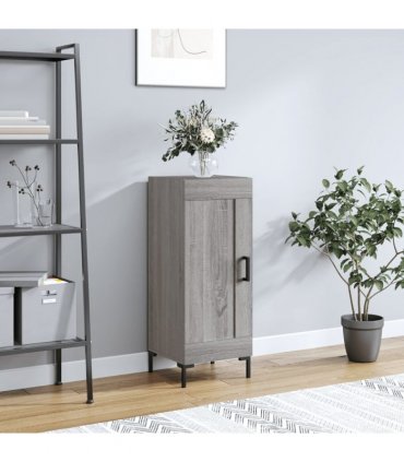 vidaXL Sideboard Grey Sonoma 34.5x34x90 cm Engineered Wood — V0672040306