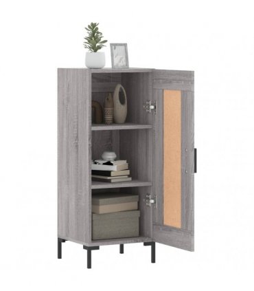 vidaXL Sideboard Grey Sonoma 34.5x34x90 cm Engineered Wood — V0672040306