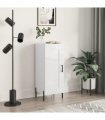 vidaXL Sideboard High Gloss White 34.5x34x90 cm Engineered Wood — V0672040312