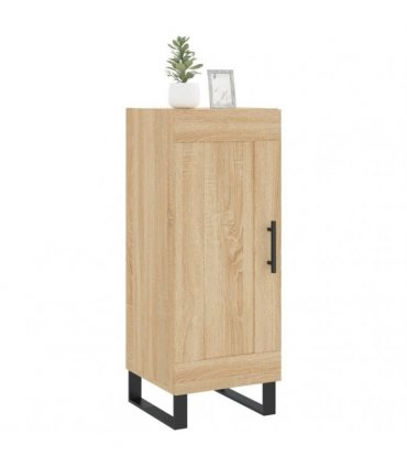 vidaXL Sideboard Sonoma Oak 34.5x34x90 cm Engineered Wood — V0672040321