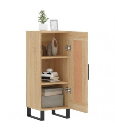 vidaXL Sideboard Sonoma Oak 34.5x34x90 cm Engineered Wood — V0672040321