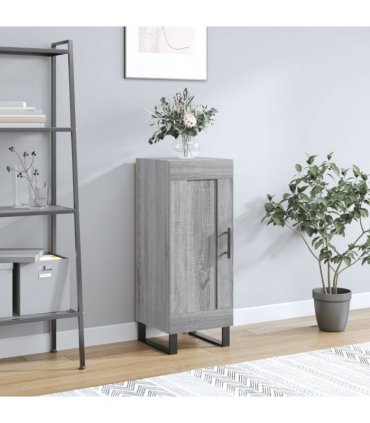 vidaXL Sideboard Grey Sonoma 34.5x34x90 cm Engineered Wood — V0672040324