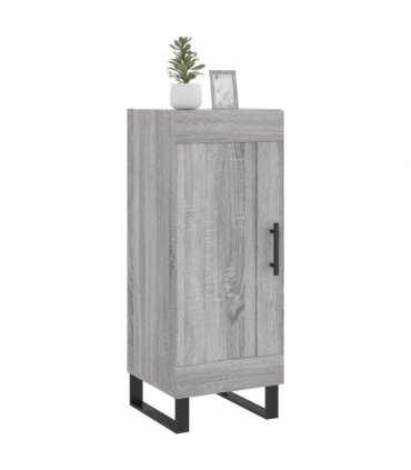 vidaXL Sideboard Grey Sonoma 34.5x34x90 cm Engineered Wood — V0672040324