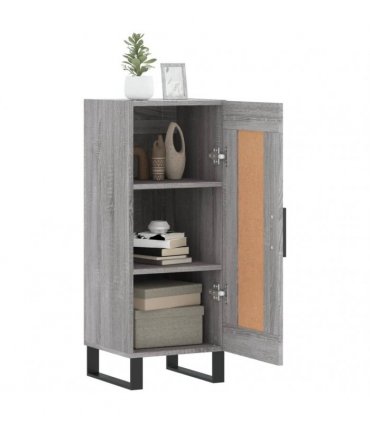 vidaXL Sideboard Grey Sonoma 34.5x34x90 cm Engineered Wood — V0672040324
