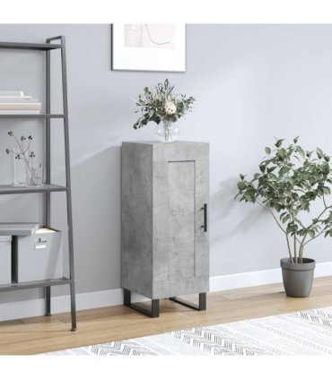 vidaXL Sideboard Concrete Grey 34.5x34x90 cm Engineered Wood — V0672040325