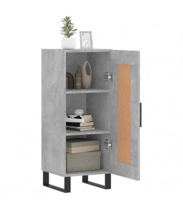 vidaXL Sideboard Concrete Grey 34.5x34x90 cm Engineered Wood — V0672040325