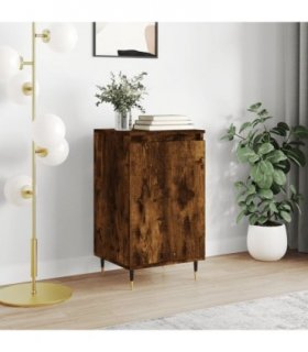 vidaXL Sideboard Smoked Oak 40x35x70 cm Engineered Wood