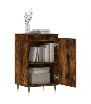 vidaXL Sideboard Smoked Oak 40x35x70 cm Engineered Wood