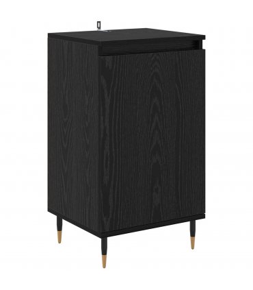 vidaXL Sideboard 2 pcs Black Oak 40 x 35 x 70 cm