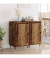 vidaXL Sideboard 2 pcs Old Wood 40 x 35 x 70 cm