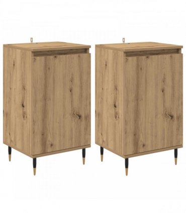 vidaXL Sideboard 2 pcs Artisan Oak 40 x 35 x 70 cm
