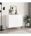 vidaXL Sideboards 2 pcs High Gloss White 40x35x70 cm Engineered Wood