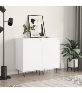 vidaXL Sideboards 2 pcs White 40x35x70 cm Engineered Wood