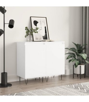 vidaXL Sideboards 2 pcs White 40x35x70 cm Engineered Wood