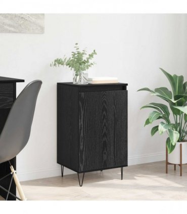vidaXL Sideboard Black Oak 40 x 35 x 70 cm Engineered Wood