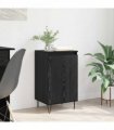 vidaXL Sideboard Black Oak 40 x 35 x 70 cm Engineered Wood