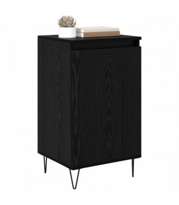 vidaXL Sideboard Black Oak 40 x 35 x 70 cm Engineered Wood