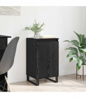 vidaXL Sideboard Black Oak 40 x 35 x 70 cm Engineered Wood — V0672040417