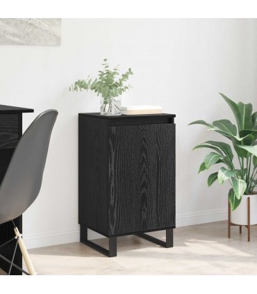 vidaXL Sideboard Black Oak 40 x 35 x 70 cm Engineered Wood — V0672040417