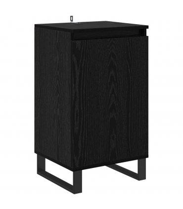 vidaXL Sideboard Black Oak 40 x 35 x 70 cm Engineered Wood — V0672040417