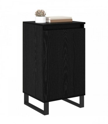 vidaXL Sideboard Black Oak 40 x 35 x 70 cm Engineered Wood — V0672040417