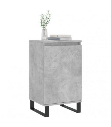 vidaXL Sideboards 2 pcs Concrete Grey 40x35x70 cm Engineered Wood