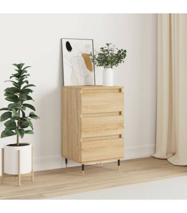 vidaXL Sideboard Sonoma Oak 40x35x70 cm Engineered Wood — V0672040430