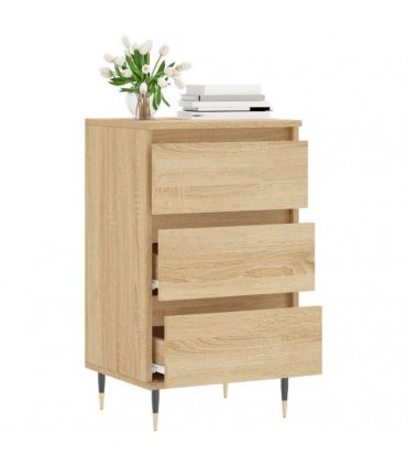 vidaXL Sideboard Sonoma Oak 40x35x70 cm Engineered Wood — V0672040430