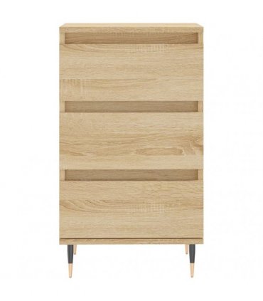 vidaXL Sideboard Sonoma Oak 40x35x70 cm Engineered Wood — V0672040430