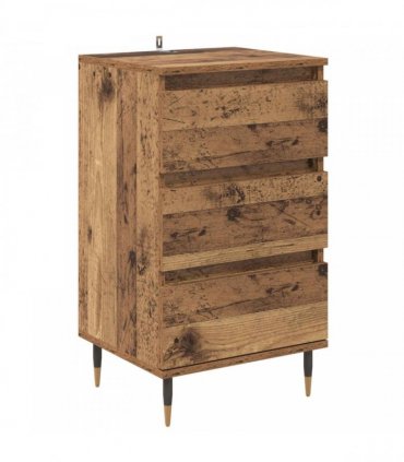 vidaXL Sideboard with Drawer Old wood 35 x 40 x 70 cm Engineered wood