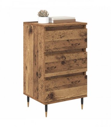 vidaXL Sideboard with Drawer Old wood 35 x 40 x 70 cm Engineered wood