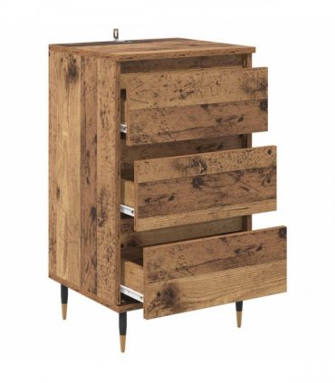 vidaXL Sideboard with Drawer Old wood 35 x 40 x 70 cm Engineered wood