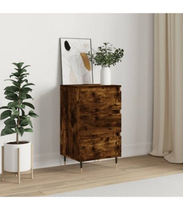 vidaXL Sideboard Smoked Oak 40x35x70 cm Engineered Wood — V0672040435