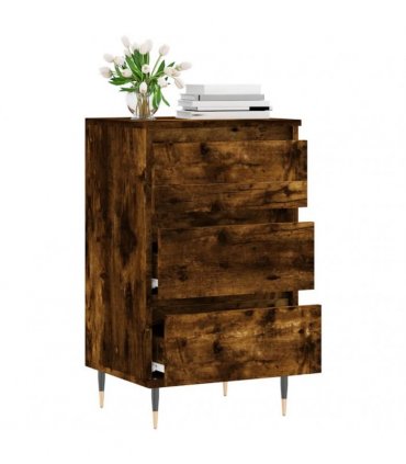 vidaXL Sideboard Smoked Oak 40x35x70 cm Engineered Wood — V0672040435