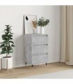 vidaXL Sideboard Concrete Grey 40x35x70 cm Engineered Wood — V0672040437