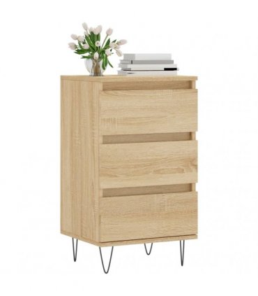 vidaXL Sideboard Sonoma Oak 40x35x70 cm Engineered Wood — V0672040439