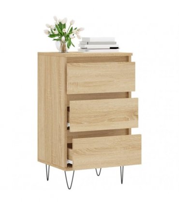 vidaXL Sideboard Sonoma Oak 40x35x70 cm Engineered Wood — V0672040439