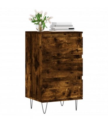 vidaXL Sideboard Smoked Oak 40x35x70 cm Engineered Wood — V0672040440