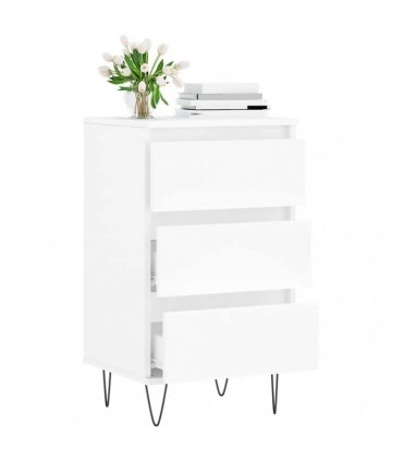 vidaXL Sideboard White 40x35x70 cm Engineered Wood — V0672040442
