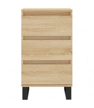 vidaXL Sideboard Sonoma Oak 40x35x70 cm Engineered Wood — V0672040447